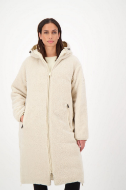 AIRFORCE LONG REVERSIBLE TEDDY JACKET Sand -Snow Kleding Verkoopwinkel schermafbeelding 2022 10 17 om 12.06.03