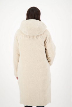 AIRFORCE LONG REVERSIBLE TEDDY JACKET Sand -Snow Kleding Verkoopwinkel schermafbeelding 2022 10 17 om 12.06.16