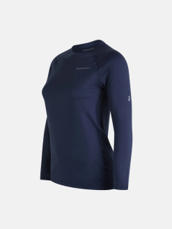 PeakPerformance PEAK PERFORMANCE SPIRIT CREW WOMEN Blue Shadow -Snow Kleding Verkoopwinkel schermafbeelding 2022 10 21 om 16.26.25