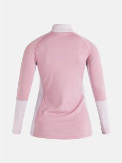 PeakPerformance PEAK PERFORMANCE WOMEN'S MAGIC HALF ZIP Bitter Root Melange / Cold Blush -Snow Kleding Verkoopwinkel schermafbeelding 2022 10 21 om 19.22.55