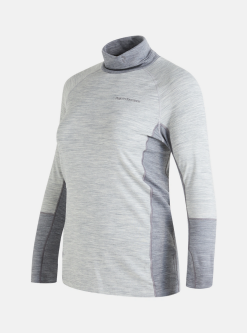 PeakPerformance PEAK PERFORMANCE MAGIC ROLLNECK WOMEN Med Grey Melange -Snow Kleding Verkoopwinkel schermafbeelding 2022 10 22 om 11.22.14