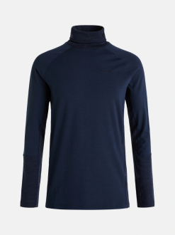 PeakPerformance PEAK PERFORMANCE MAGIC ROLLNECK MEN Blue Shadow