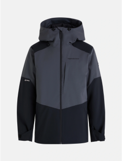 PeakPerformance PEAK PERFORMANCE PACT INSULATED 2L JACKET MEN Black / Motion Grey