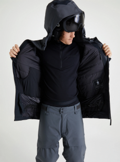 PeakPerformance PEAK PERFORMANCE PACT INSULATED 2L JACKET MEN Black / Motion Grey -Snow Kleding Verkoopwinkel schermafbeelding 2022 10 26 om 19.25.23