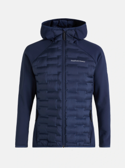 PeakPerformance PEAK PERFORMANCE MEN'S ARGON HYBRID HOOD JACKET Blue Shadow