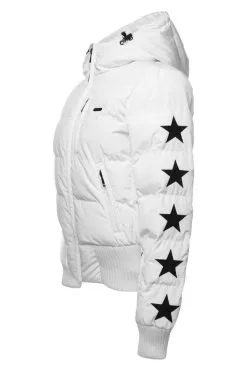 AIRFORCE TAOS JACKET White / True Black -Snow Kleding Verkoopwinkel spw007 star white trueblack women 03