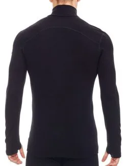 ICEBREAKER MEN'S TECH TOP LONG SLEEVE HALF ZIP Gritstone Heather -Snow Kleding Verkoopwinkel tech top 3