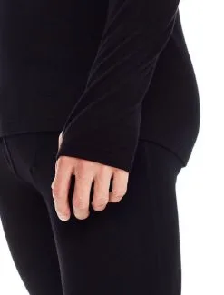 ICEBREAKER MEN'S TECH TOP LONG SLEEVE HALF ZIP Gritstone Heather