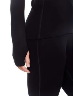 ICEBREAKER WOMEN'S TECH TOP 260 LONG SLEEVE HALF ZIP Metro Heather